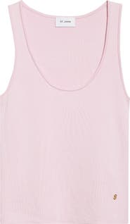 ST. JOHN Silk & Cotton Sweater Tank