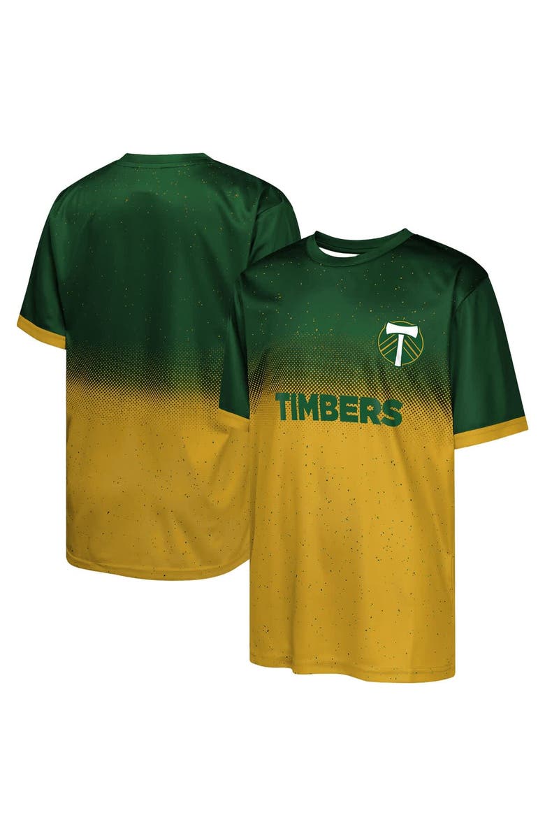 Outerstuff Youth Outerstuff Green Portland Timbers Stalwart Defender T-Shirt, Alternate, color, Green