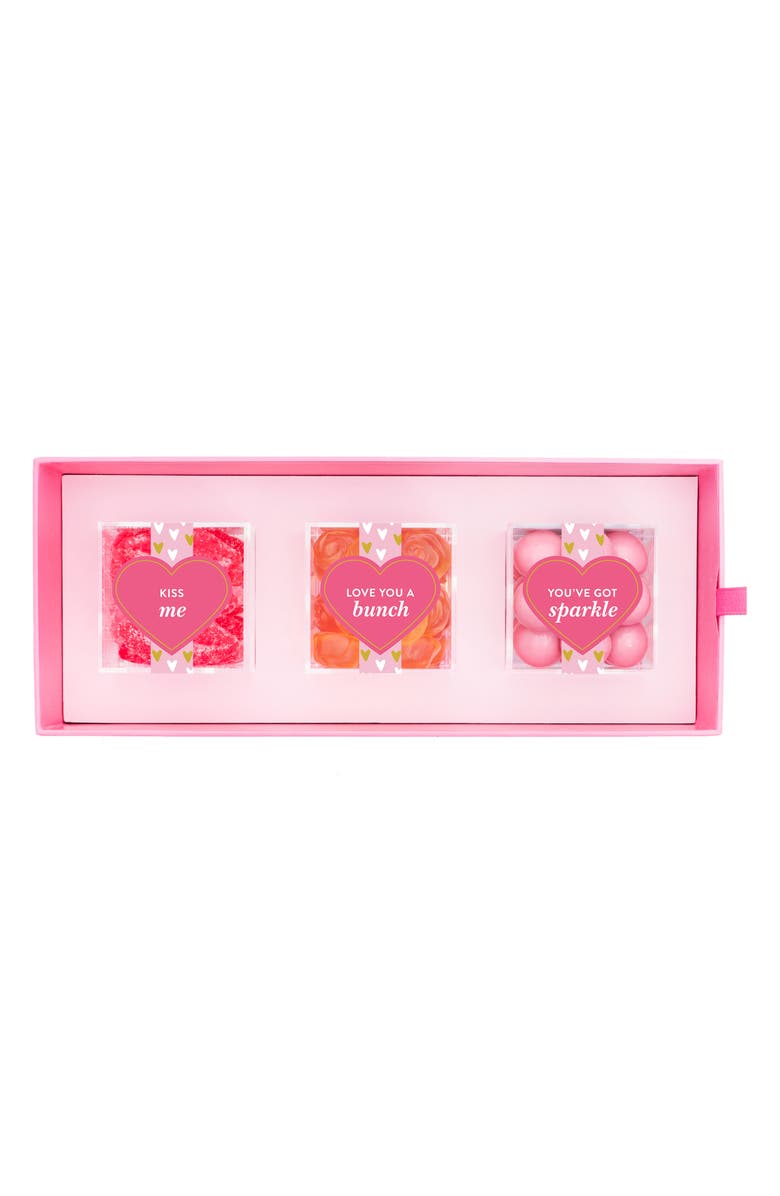 sugarfina XOXO 3-Piece Candy Bento Box, Alternate, color, 