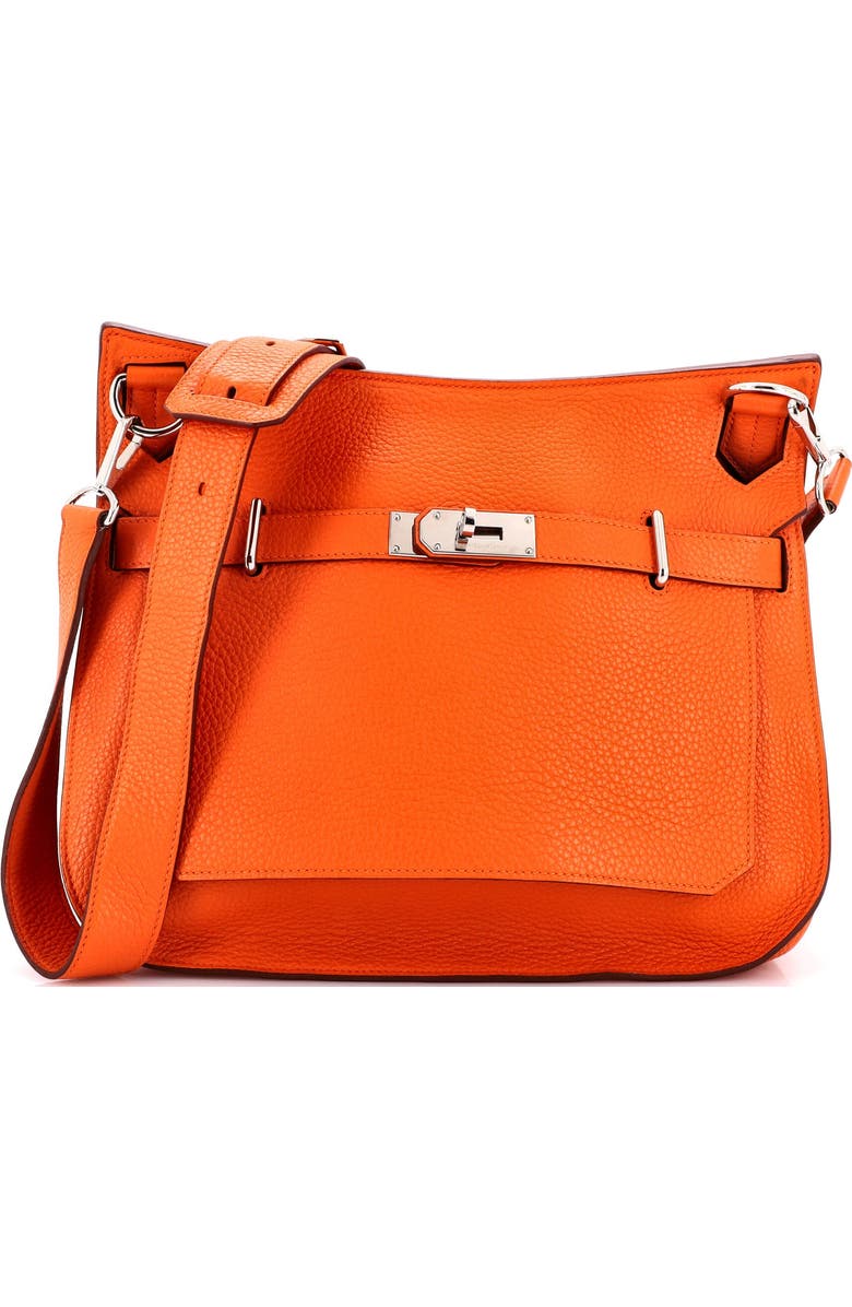 Pre-Owned Hermes Jypsiere Bag Clemence 34, Main, color, Orange H