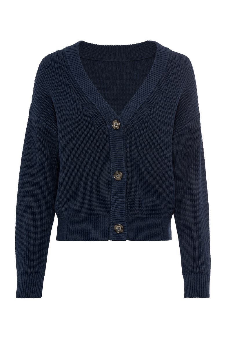 Button Down Cardigan, Alternate, color, Navy