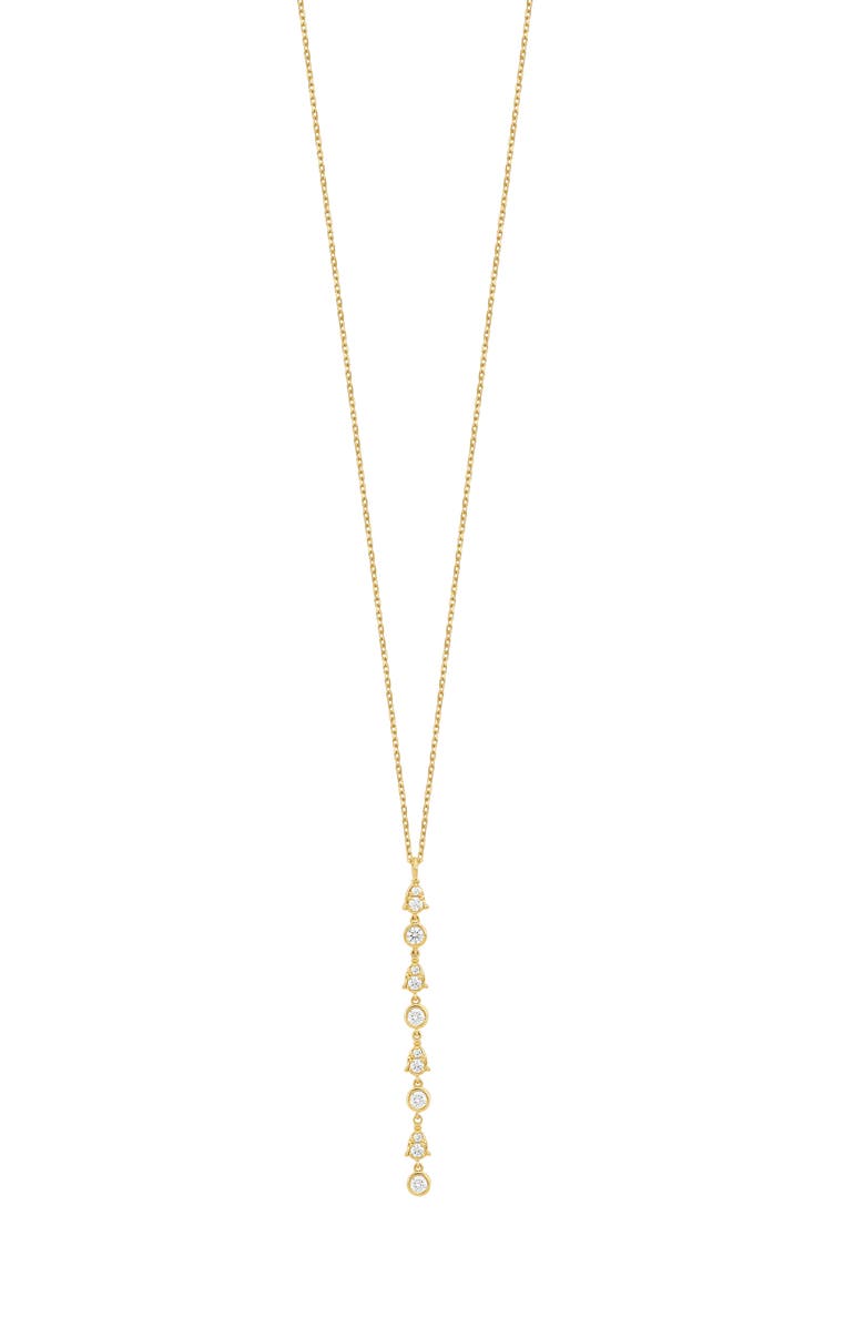 Bony Levy Maya Diamond Linear Drop Necklace, Main, color, 