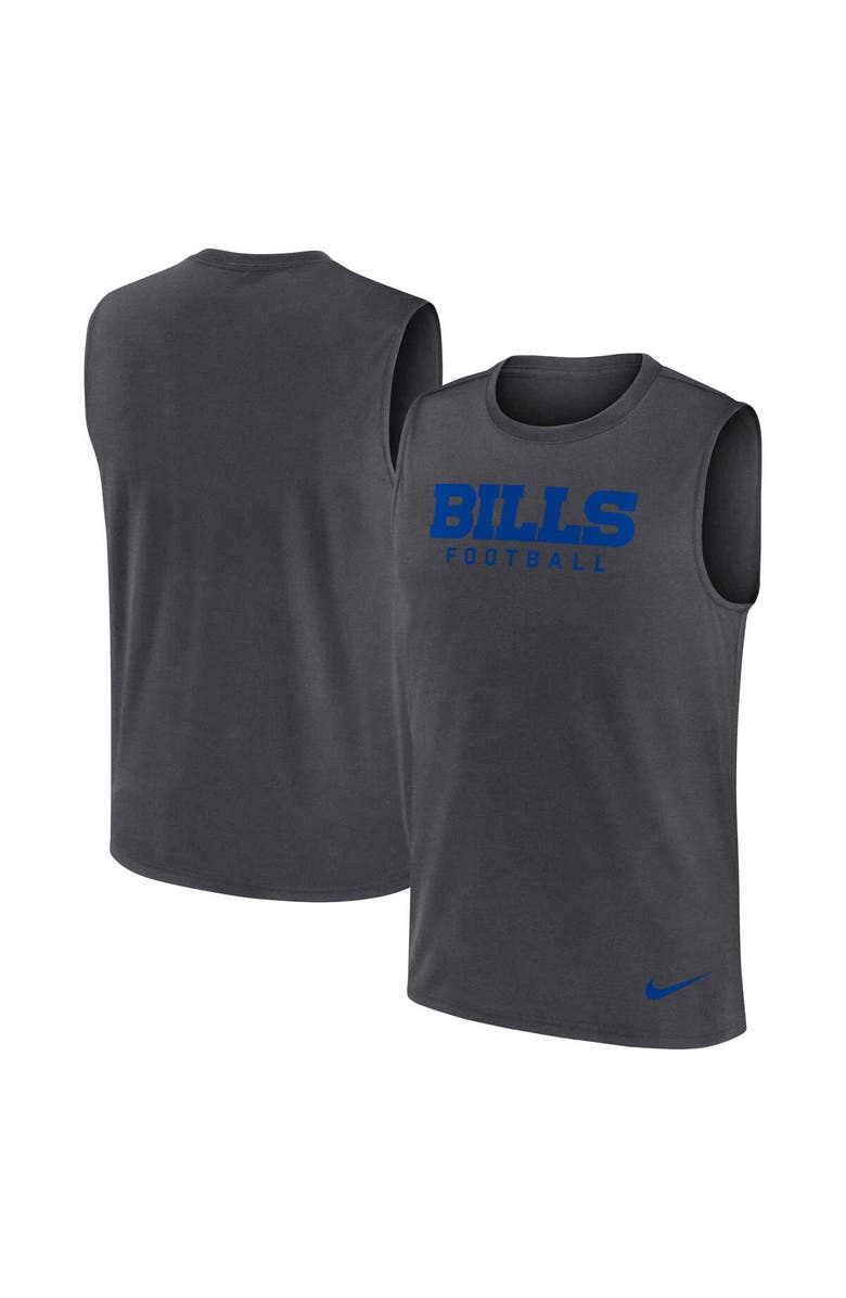 Nike Men's Nike Charcoal Buffalo Bills Primetime Legend Performance Muscle Tank Top, Main, color, Charcoal