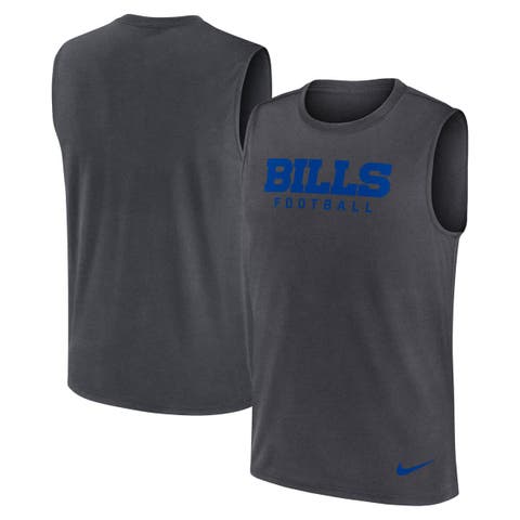 Men's Nike Charcoal Buffalo Bills Primetime Legend Performance Muscle Tank Top