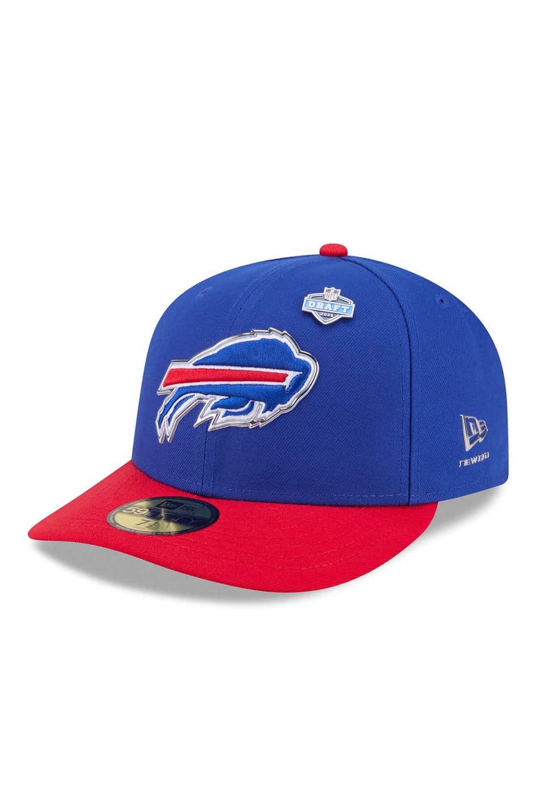 Men's New Era  Royal/Red Buffalo Bills 2026 NFL Draft Pre-Curved 59FIFTY Fitted Hat, Main, color, Royal