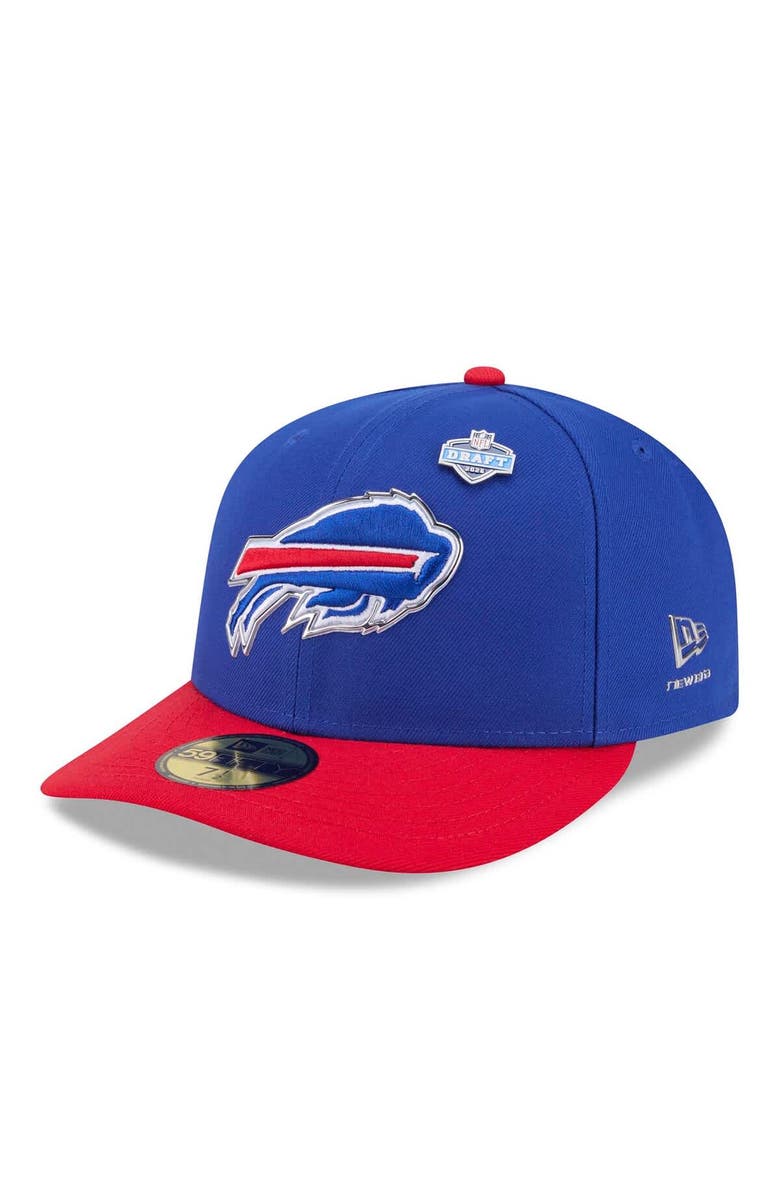 New Era Men's New Era Royal/Red Buffalo Bills 2026 NFL Draft Pre-Curved 59FIFTY Fitted Hat, Main, color, Royal