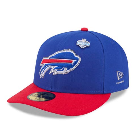 Men's New Era  Royal/Red Buffalo Bills 2026 NFL Draft Pre-Curved 59FIFTY Fitted Hat