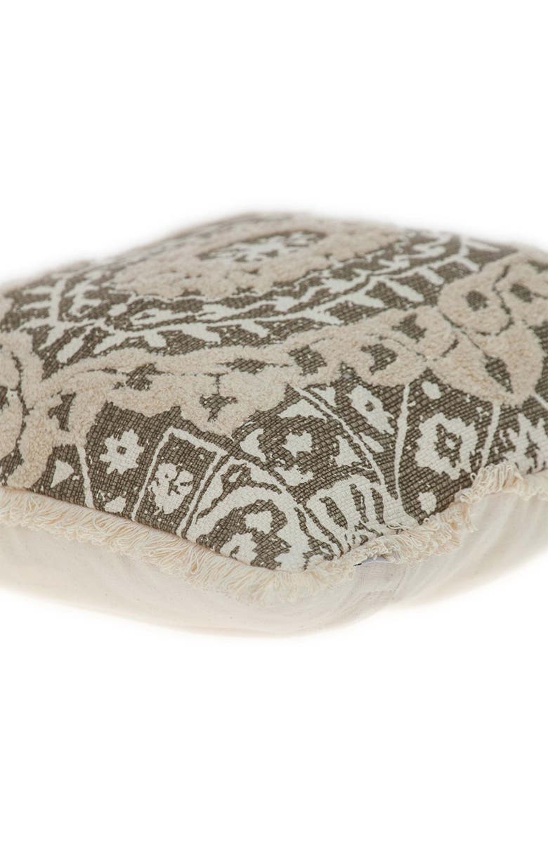 PARKLAND COLLECTION Abu Cotton Throw Pillow, Alternate, color, Beige