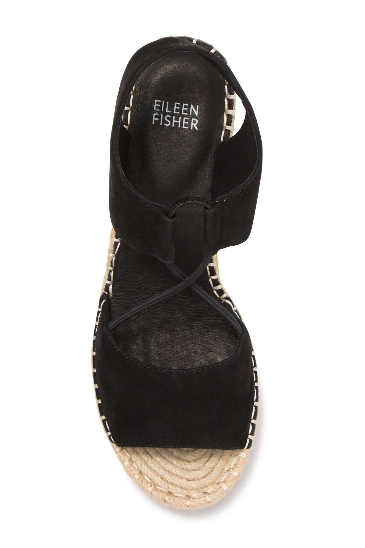 Eileen Fisher Agnes Espadrille Suede Wedge Sandal, Alternate, color, 
