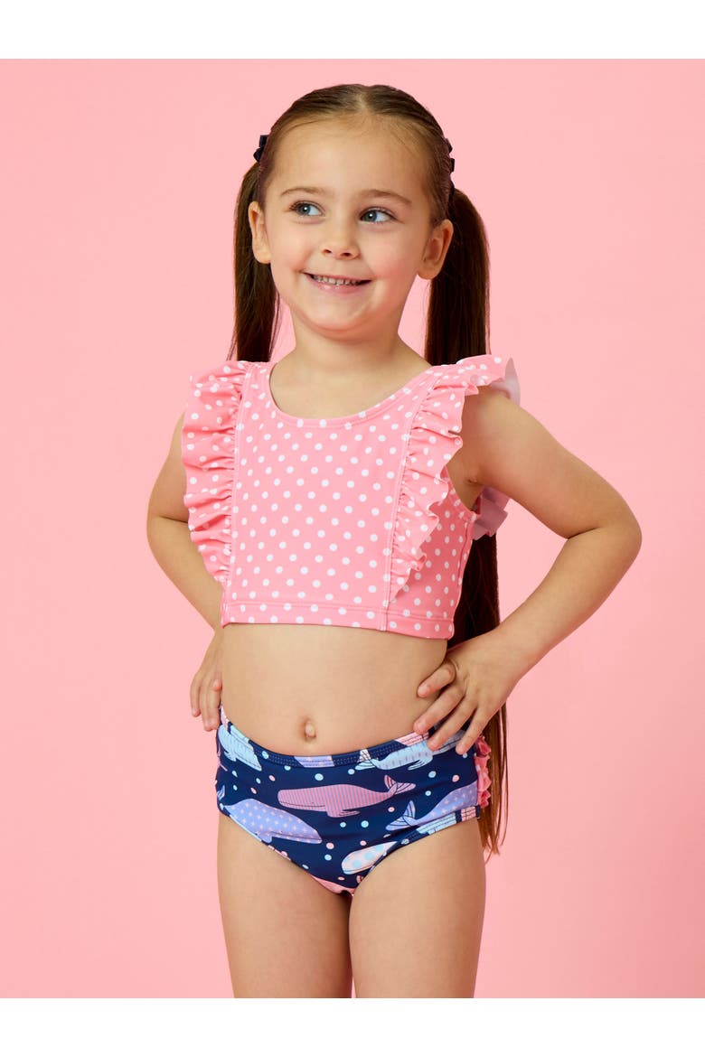 UPF50 Waterfall Tankini, Alternate, color, Whale Harbor