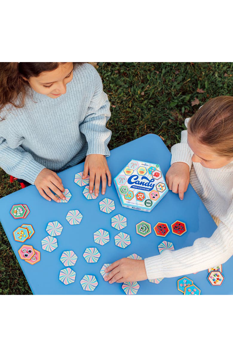 eeBoo Candy Memory & Matching Game, Alternate, color, Multi White