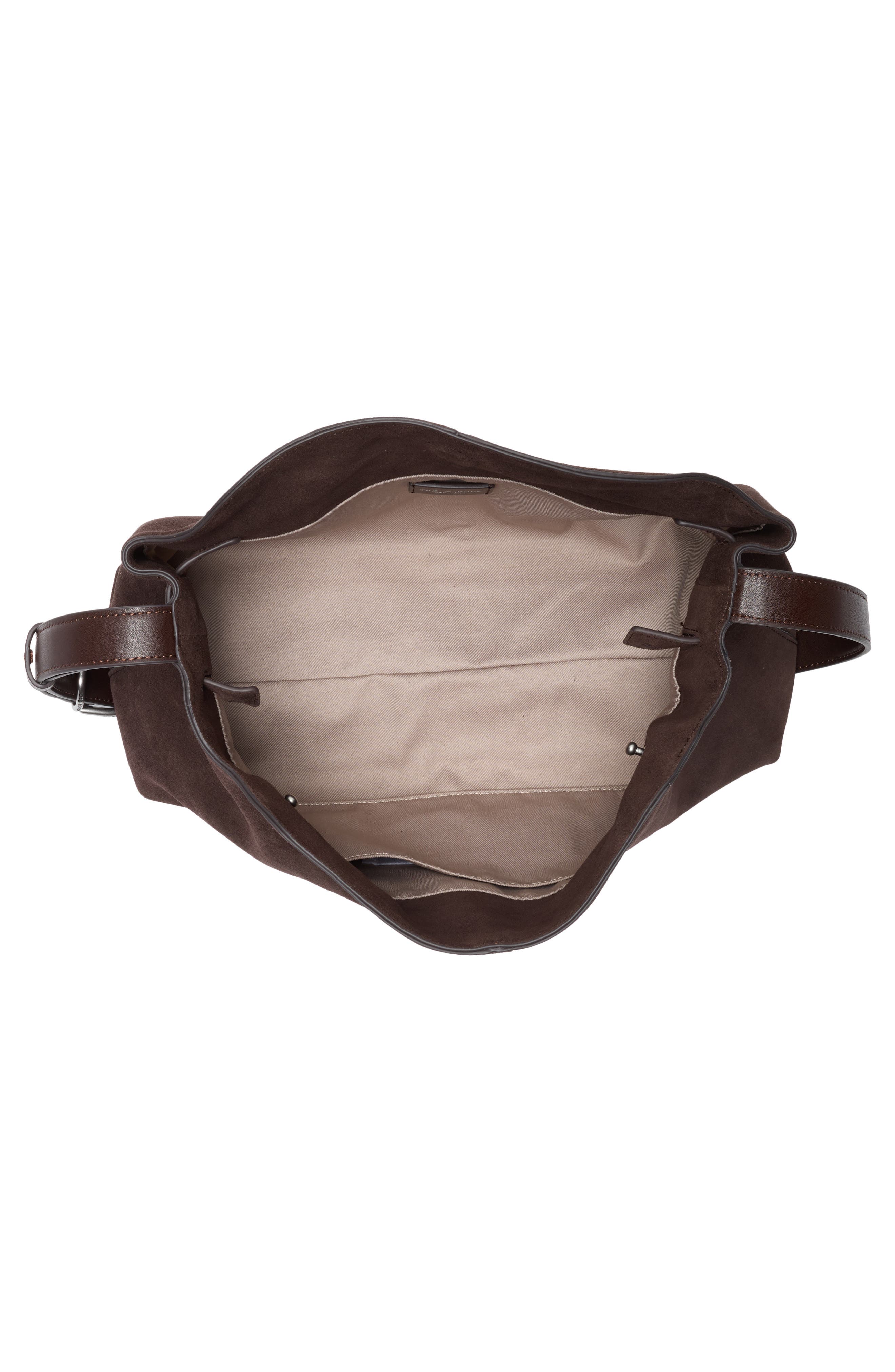 Taylor Leather Shoulder Bag, Alternate, color, CHOCOLATE