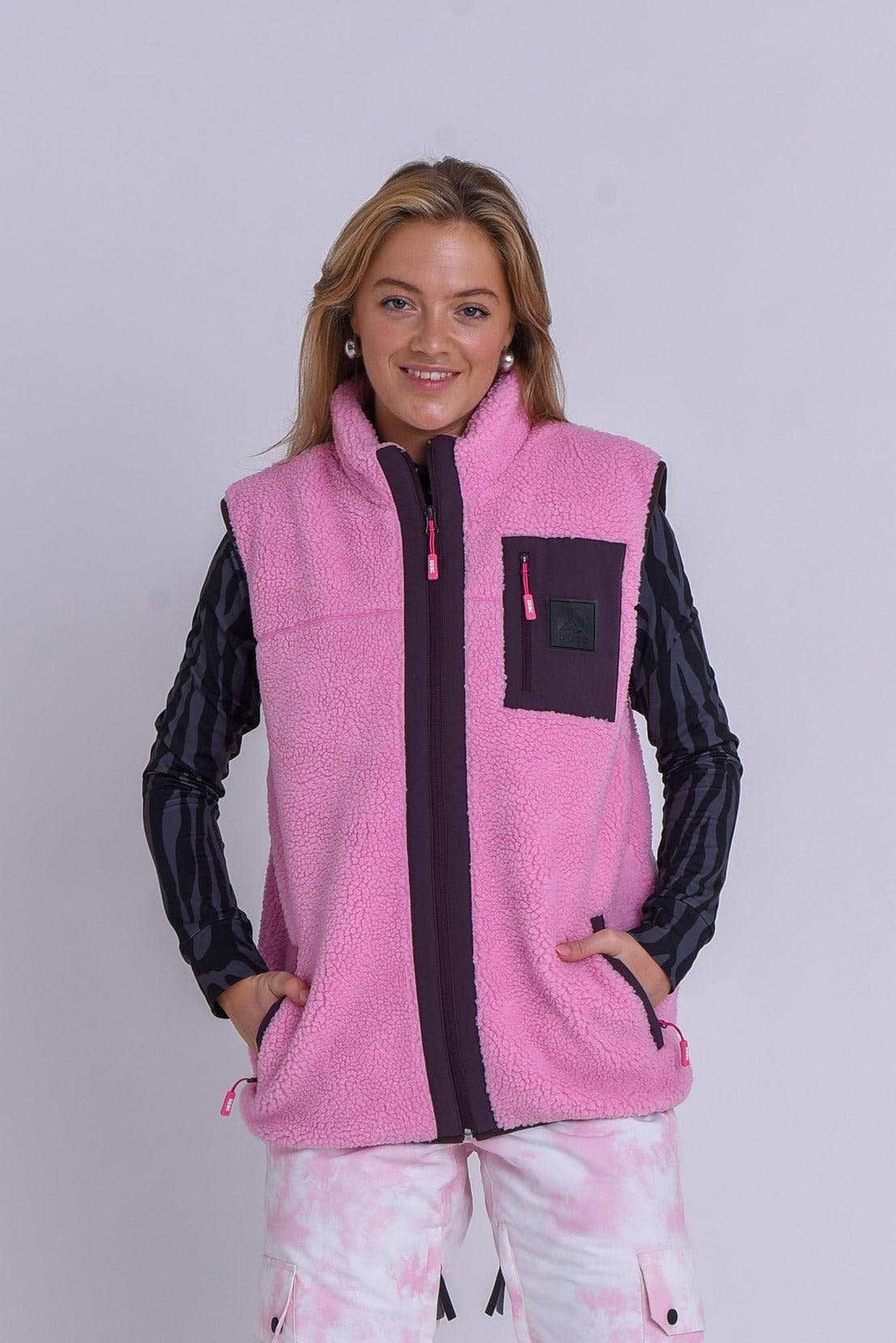 selected Pink and Purple