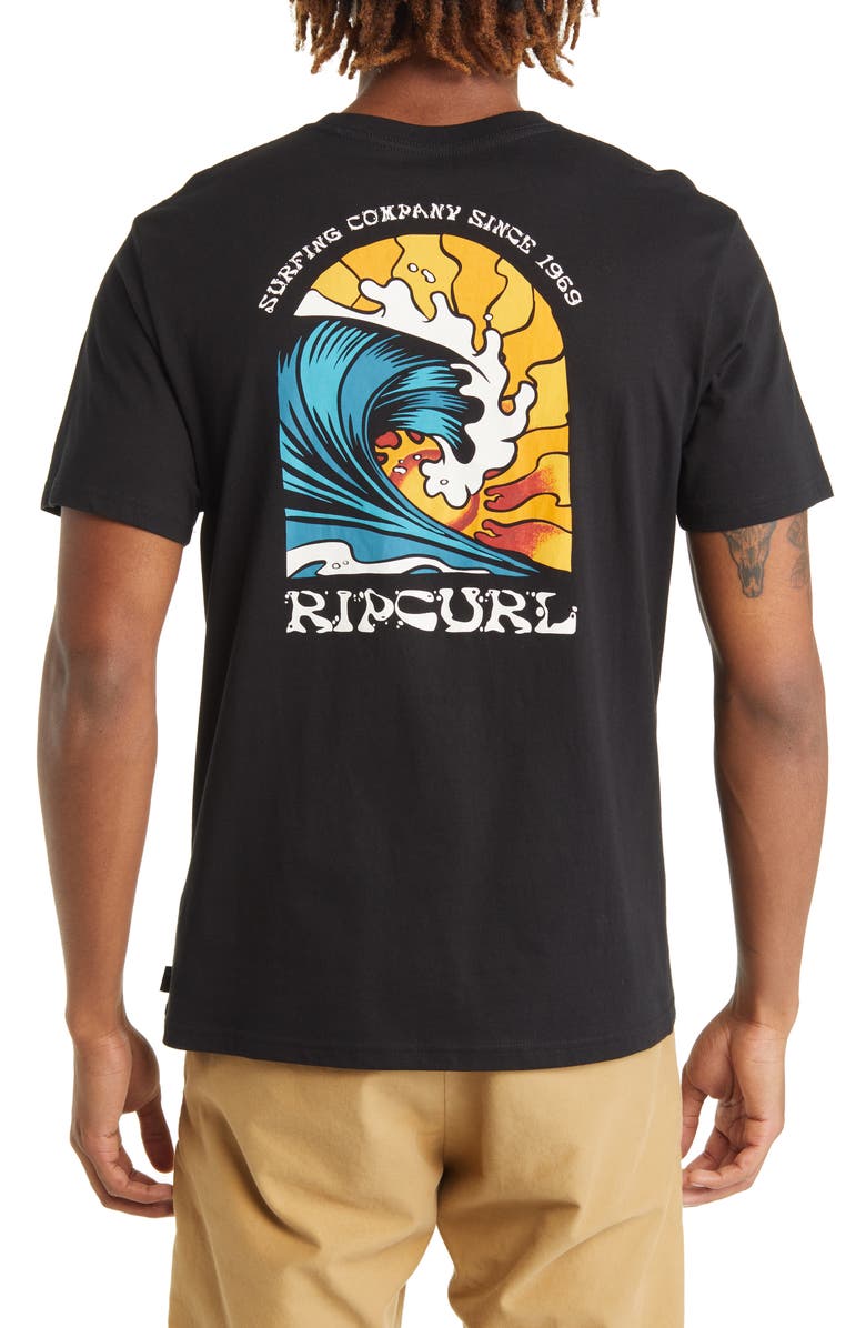Rip Curl Rays & Hazed Cotton Graphic Tee, Alternate, color,