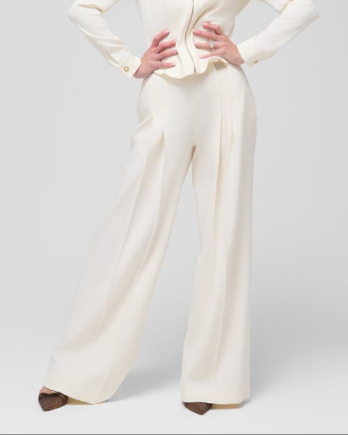 Le Fafo Blanca Wide Leg Pants In White