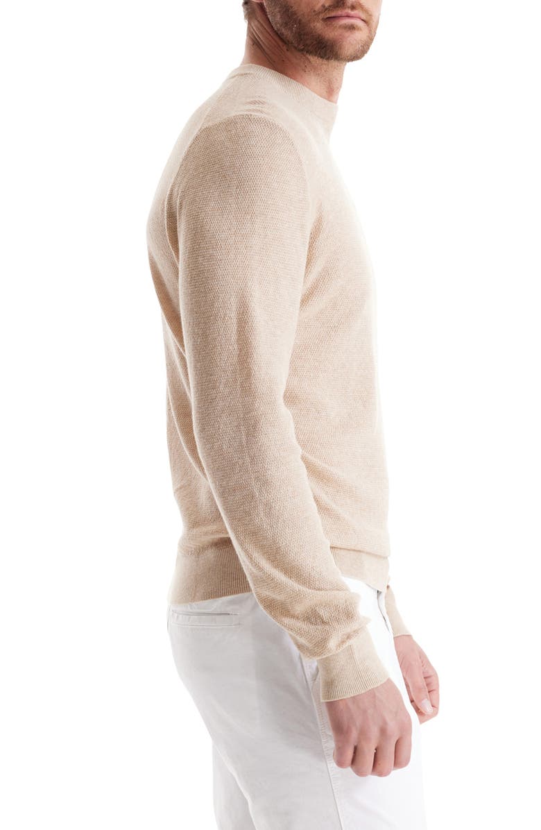 SOFT CLOTH Bird's Eye Jersey Crewneck Sweater, Alternate, color, 