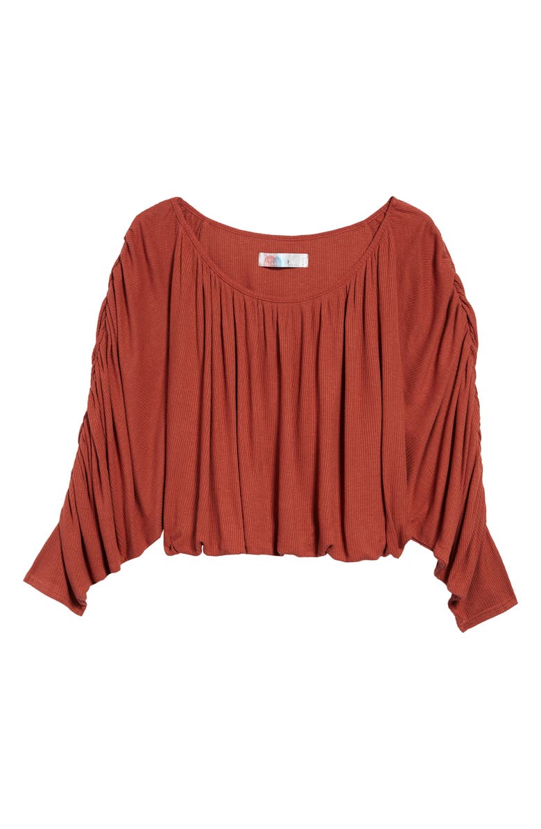 Free People free-est Free People You're the One Pleated Crop Top, Alternate, color,