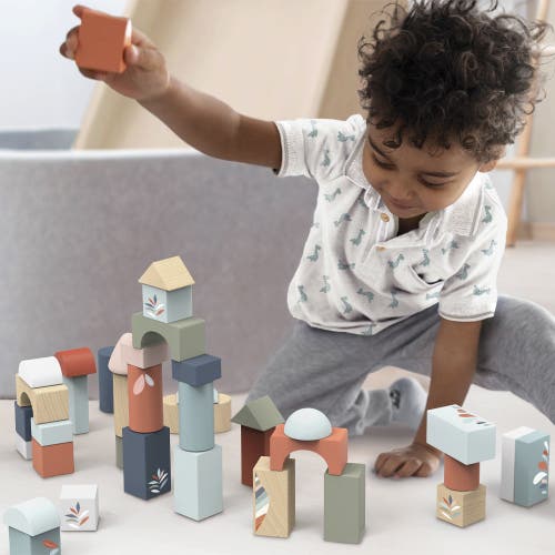 Speedy Monkey Building Blocks In Brown