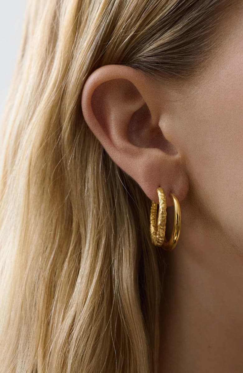 NOOTKA Big Hoop Gold, Alternate, color, Gold