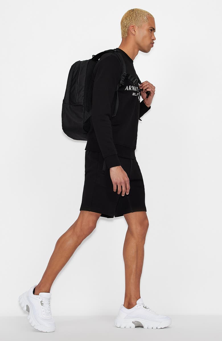 Armani Exchange Milano New York Graphic Cotton Sweatshirt, Alternate, color,