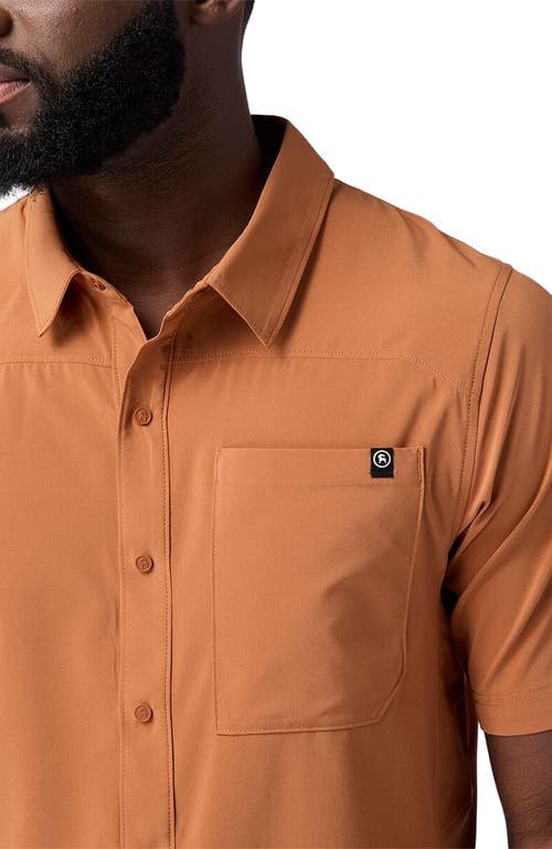 Backcountry Slickrock Short-sleeve Button-up Jersey In Orange