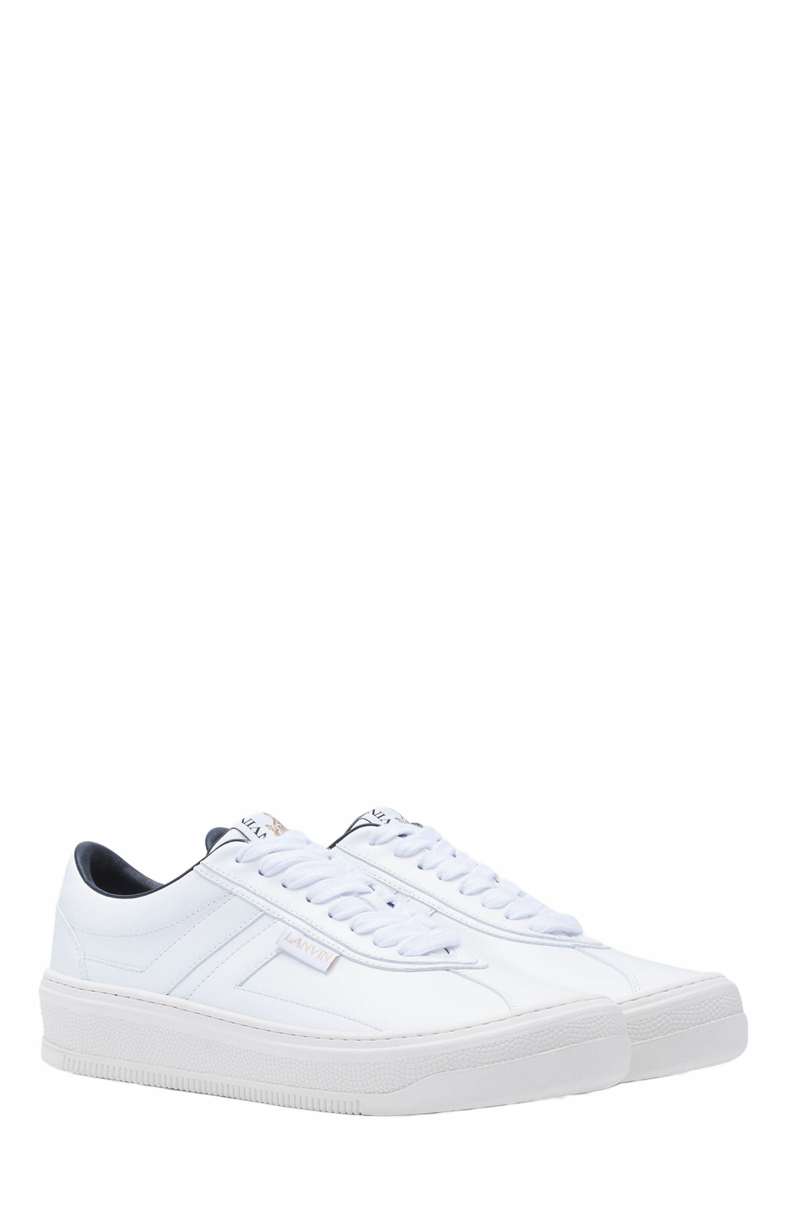 Lanvin Cash By Lanvin Sneakers In Leather, Alternate, color, 