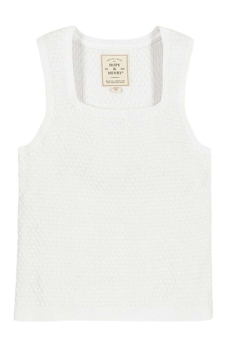 Hope
Henry Women
s Organic Scoop Neck Sweater Tank, Alternate, color, White Diamond