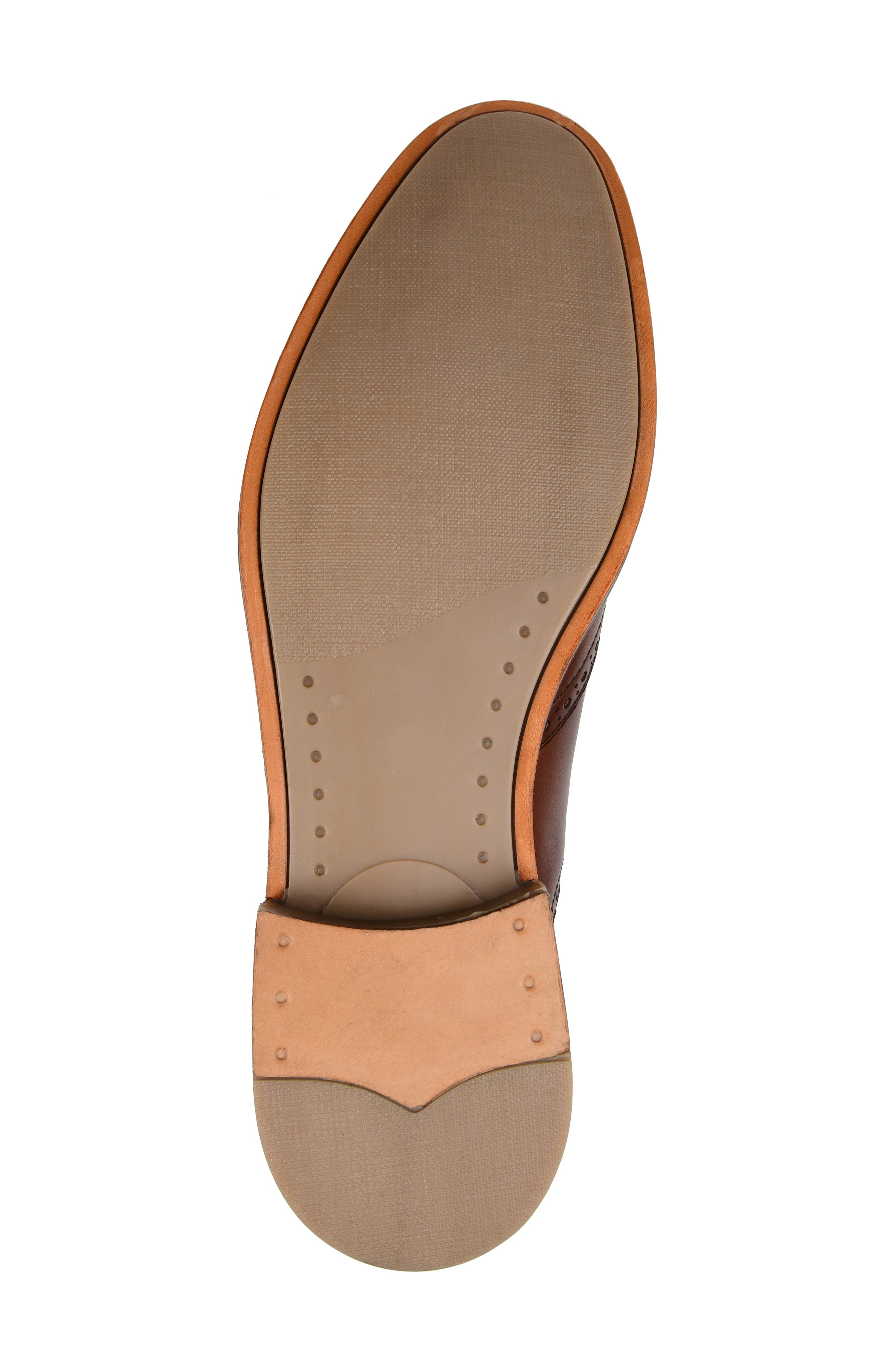 Thorne Wingtip Chelsea Boot, Alternate, color, BROWN LEATHER