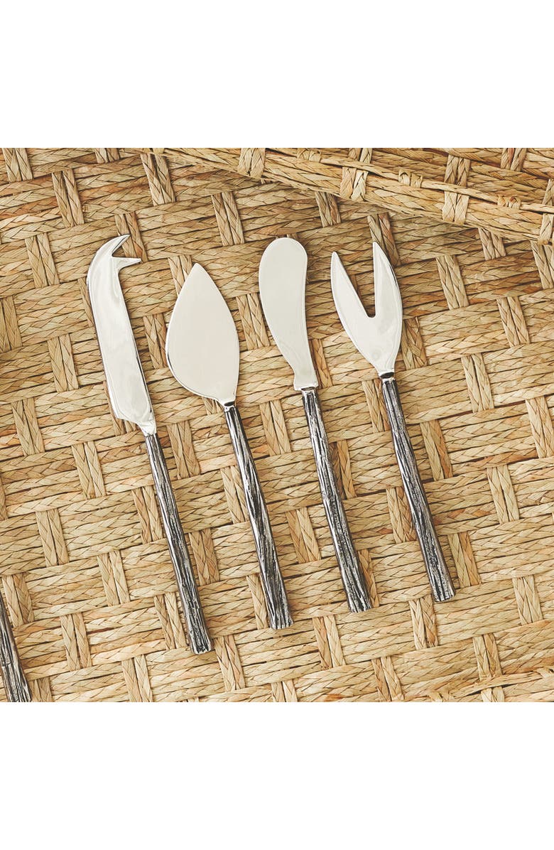 Napa Home & Garden Arwell Cheese Serving Knives Set of 4, Alternate, color, Silver