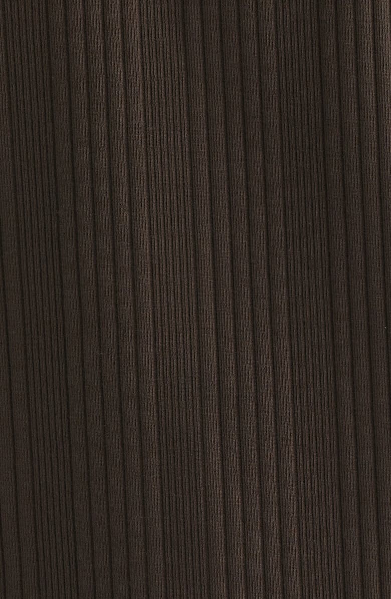 Madewell Textured Rib Tank, Alternate, color, Chocolate