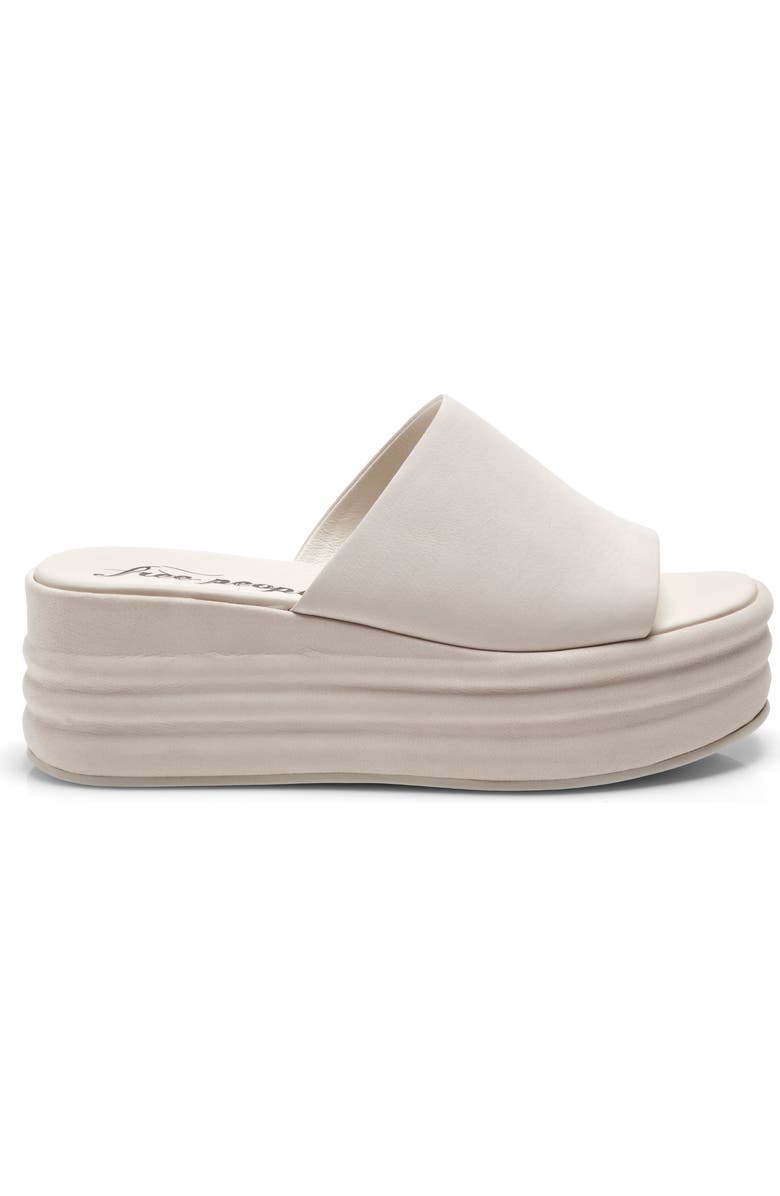 Free People Harbor Platform Sandal, Alternate, color, Vanilla