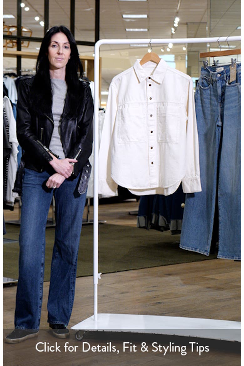 Patch Pocket Denim Overshirt video
