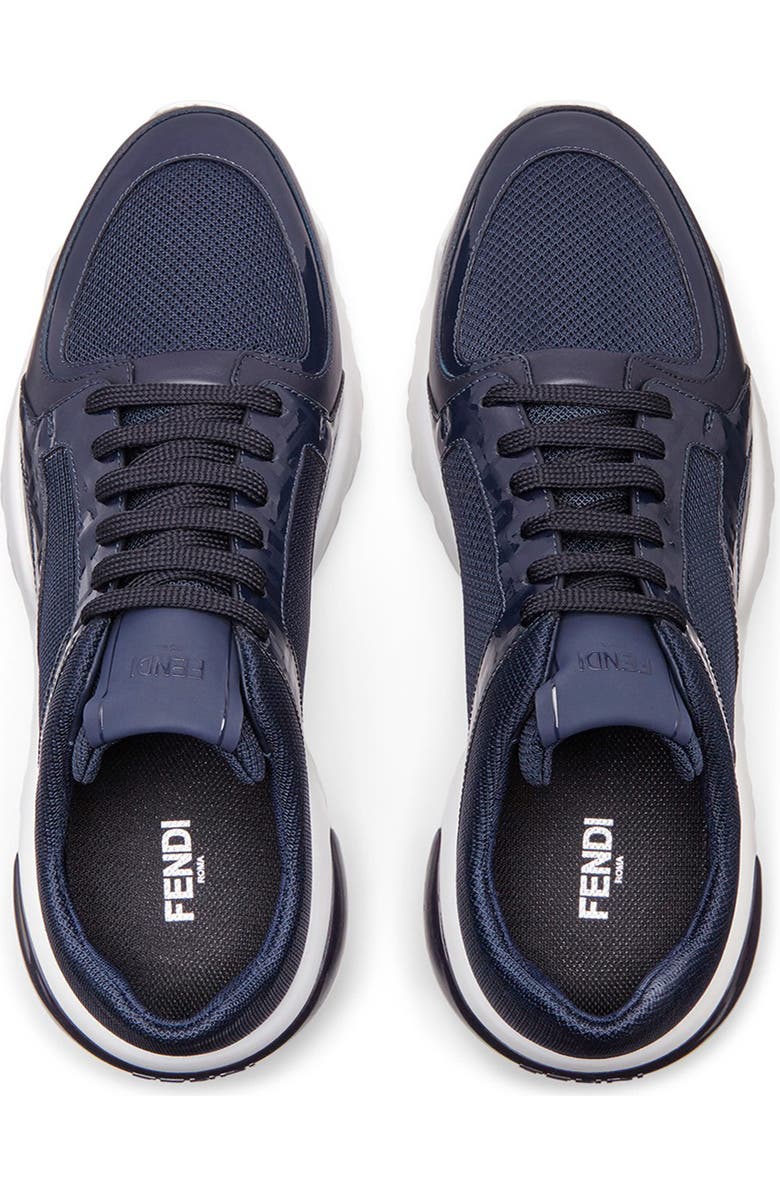 Fendi FF Mid Top Sneaker, Alternate, color,