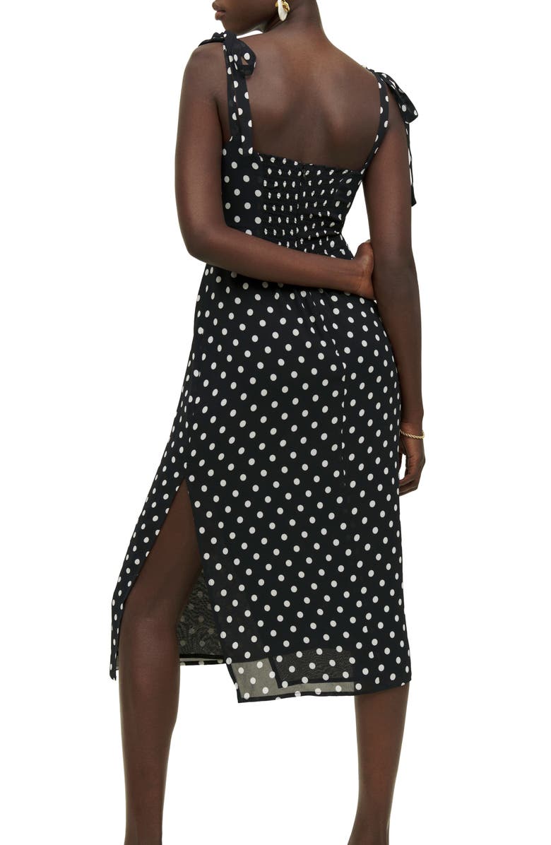 Reformation Besse Tie Strap Dress, Alternate, color,