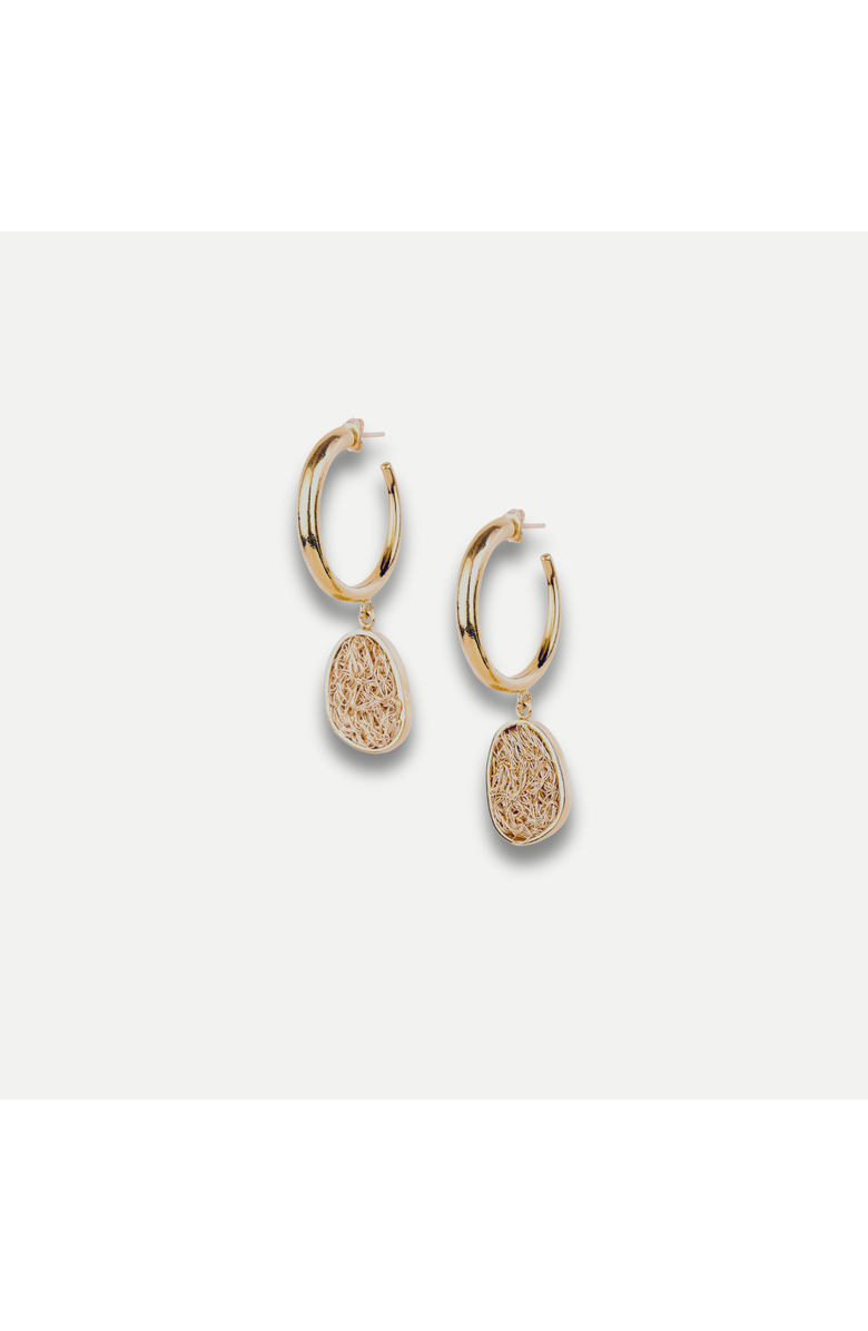 Daniela Millan Jewelry Element  Hoops Earrings, Alternate, color, Gold