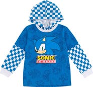 SEGA Sonic the Hedgehog Hooded Long Sleeve T-Shirt
