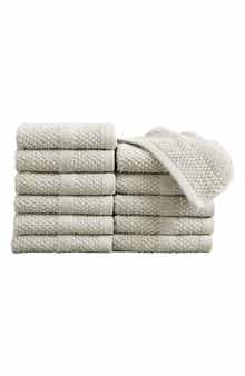 Woven & Weft 12-Pack Checker Texture Washcloths