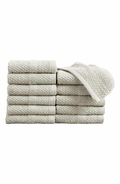 Woven & Weft 12-Pack Checker Texture Washcloths