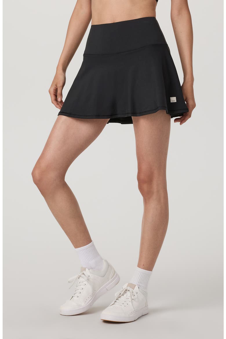 Baseline Tennis Skirt, Alternate, color, BLACK