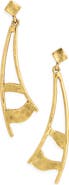 Karine Sultan Openwork Drop Earrings