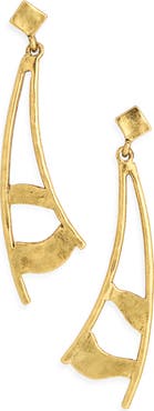 Karine Sultan Openwork Drop Earrings
