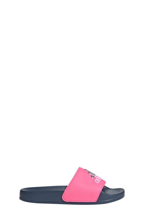 Adidas Originals Adidas Kids' Adilette Sandal In Pink/metallic/preloved Ink