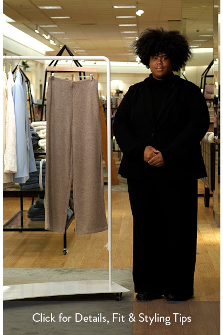 Elastic Waist Straight Leg Knit Pants video