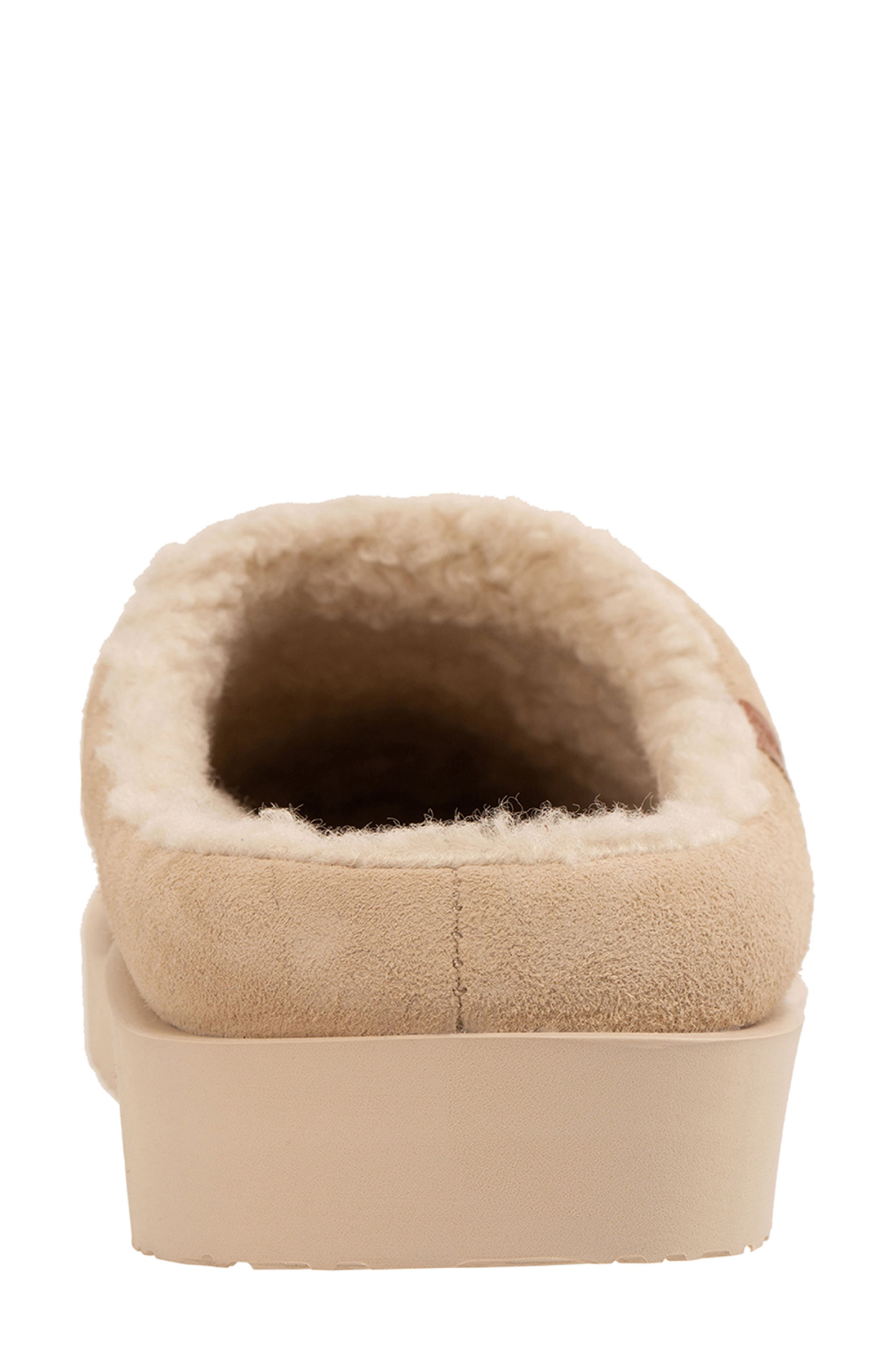 Valley Faux Fur Lined Slipper, Alternate, color, SESAME