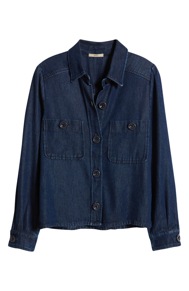 SESSÙN Theo Denim Button-Up Shirt, Alternate, color, 