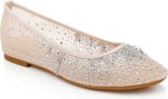 Jewel Badgley Mischka Nuala Embellished Flat