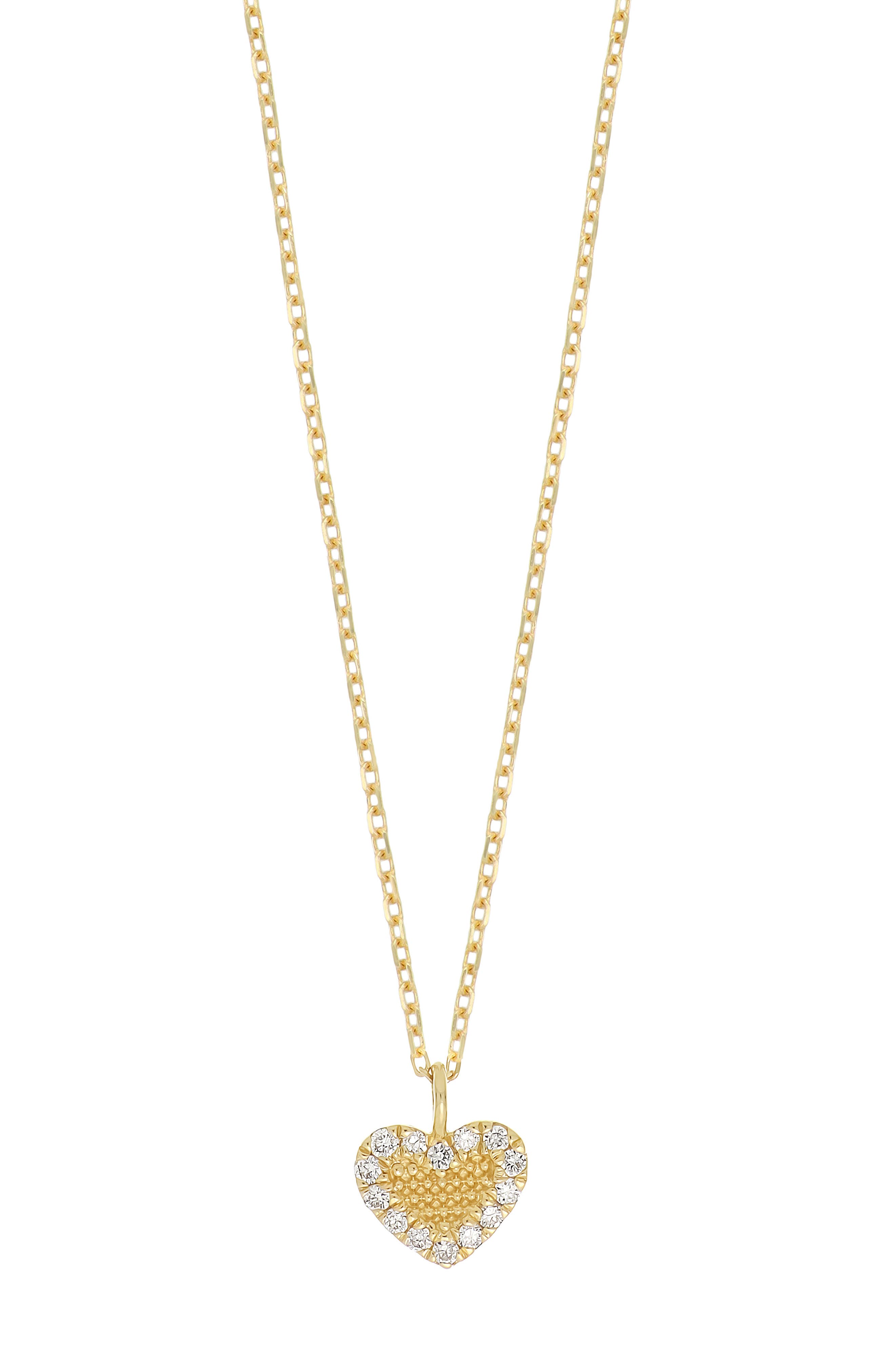 Kiera Diamond Heart Pendant Necklace (Nordstrom Exclusive)