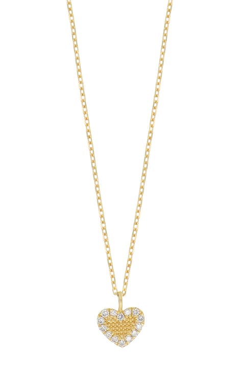 Kiera Diamond Heart Pendant Necklace (Nordstrom Exclusive)