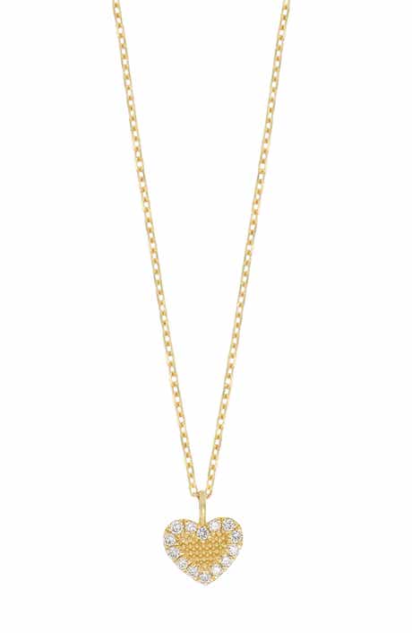 Kiera Diamond Heart Pendant Necklace (Nordstrom Exclusive)