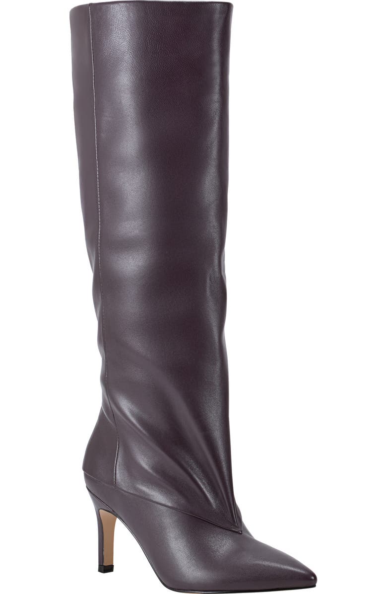 Marc Fisher LTD Gentle Pointed Toe Knee High Boot, Main, color, Dark Burgundy